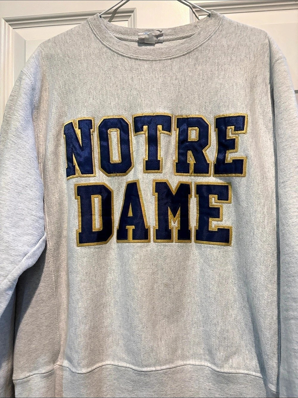 Champion Notre Dame Fighting Irish Reverse Weave Stitched Crewneck Sweatshirt
